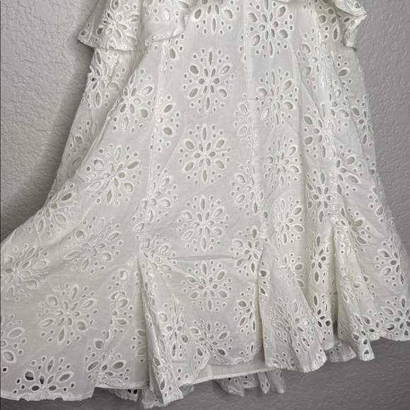 Yumi Kim Pacific Cotton White Eyelet Starlight Mini Dress - Picture 4 of 9